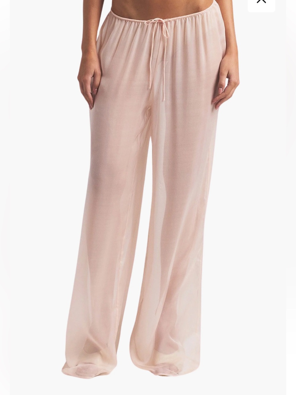 NEW SKIMS Romance Wide Leg Pajama Pants Primrose Size Large